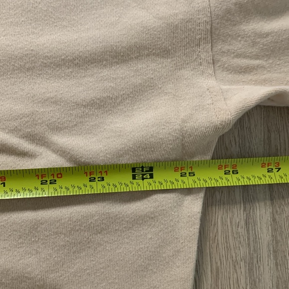 Vuori Sunnyside Half Zip Pullover Sweatshirt in Alabaster - Picture 10 of 14